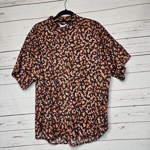 Johnny Was Calme Liya Short Sleeve Chest Pocket Shirt